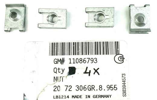 Presslochklemmmuttern, 4,8 mm