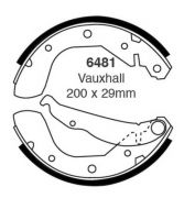 EBC Satz Trommelbremsbeläge 200x29 , 1,4 und 1,6
