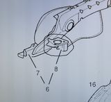 Halter Kotflügel rechts