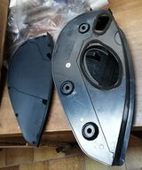 Gehäuse Luftdüse, Armaturenbrett links außen, dunkelblau