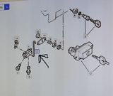 Zugstange, Druckstange, Heckklappe Schloß, Facelift