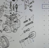 Anschluß Kraftstoffleitung Diesel Einspritzpumpe
