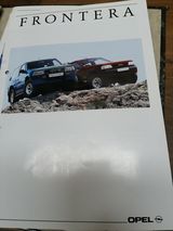 Frontera Prospekt, 8 Seiten + Postkarte