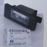 Kennzeichenleuchte, Nummernschildbeleuchtung Astra J, Zafira C