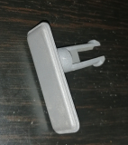 Blinddeckel, Stopfen für Schalter, Abdeckung, grau