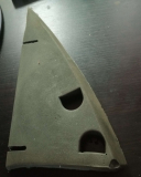 Spiegeldreieck links vom FL die Gummidichtung