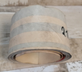 Zierstreifen silber, 3 Reihig, 15/11/5 mm 58mm gesamt