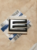 Schriftzug E für Kofferdeckel, selbstklebend, Chrom