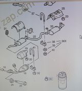 Anschlagpuffer Auspuff