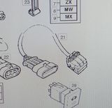 Schalter Zentralverriegelung Kofferraum