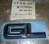 GL Embleme, Schriftzug