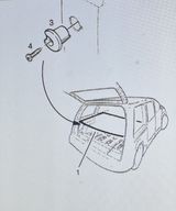 Schraube für Laderaumabdeckung