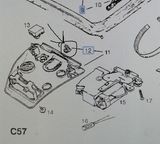 Federklammer Schiebedach
