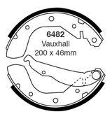 EBC Satz Trommelbremsbeläge 200x46