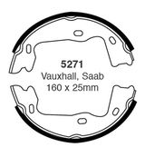 EBC Handbremsbacken 160x25