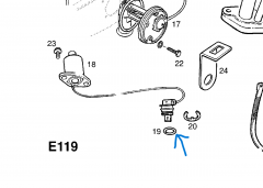 Dichtung Ölrestmenge Sensor